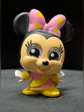 Pink & Yellow Bow Mouse Figurine Kids Toy - Cute Collectible